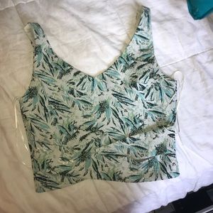Tropical crop top